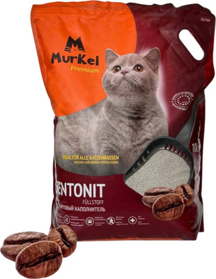 Наполнитель для туалета Murkel Бентонитовый (8кг, кофе) -