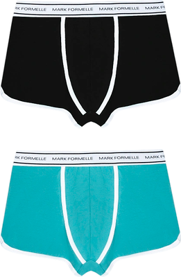 Комплект мужских трусов Mark Formelle 411165-2 (р.82-92, персидский зеленый/черный) -