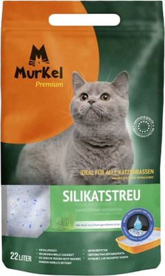 Наполнитель для туалета Murkel Силикагелевый (10кг, скошенная трава) -