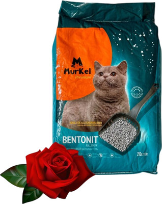 Наполнитель для туалета Murkel Бентонитовый (16кг, роза) -