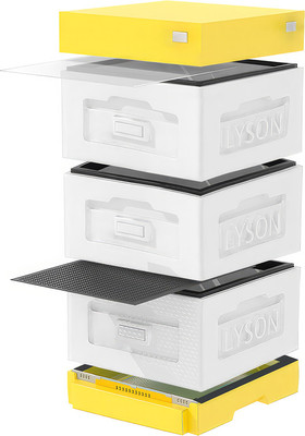 Улей Lyson Рута На 10 Рамок / WR3WY (неокрашенный/желтый) - 