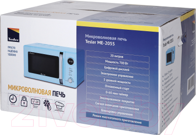 Микроволновая печь Tesler ME-2055 (голубой)