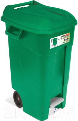 Контейнер для мусора Tayg 426001 (120л, зеленый)