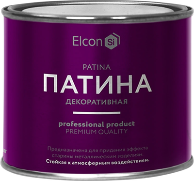 Краска Elcon Patina кузнечная (200г, золото) -