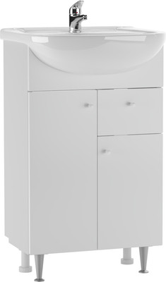 Тумба под умывальник Айсберг Уют 50 Промо с верхним ящиком В1 -