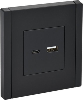 Розетка IEK Forte&Piano FP-U22-018-K02 (черный) - 