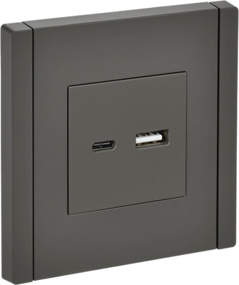 Розетка IEK Forte&Piano FP-U22-D31-K03 (серый) -