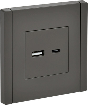 Розетка IEK Forte&Piano FP-U22-018-K03 (серый) -