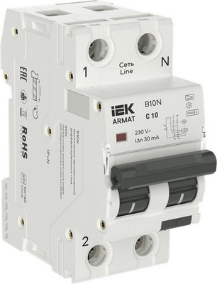 

Выключатель автоматический, Armat AR-B10N-1N-C010A030