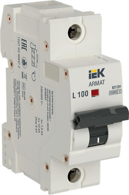 

Выключатель автоматический, Armat AR-M10H-1-L100