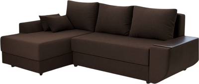 Диван угловой Sundays Home Нью-Йорк (велюр коричневый) - 