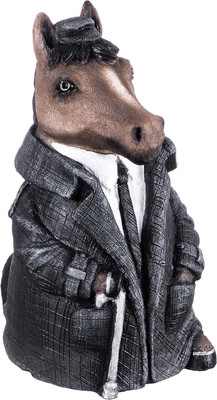 Копилка Elan Gallery Конь в пальто / 140413 (черный) -