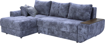 Диван угловой Sundays Home Нью-Йорк  (велюр плюш серый) - 