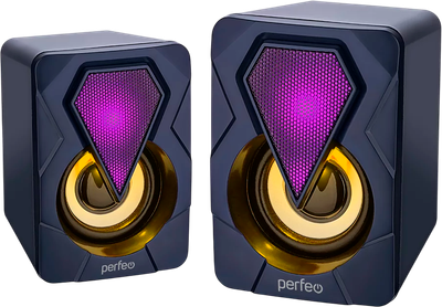 Мультимедиа акустика Perfeo Shine PF A4438 (черный) -