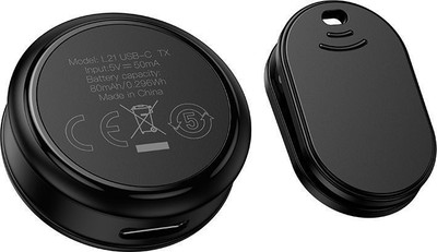 Радиосистема микрофонная Hoco L21 Type-C (черный) -