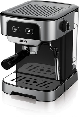 Кофеварка эспрессо BBK BCM1500 (черный/нержавеющая сталь) -