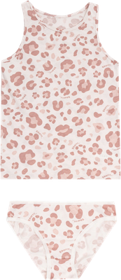 Комплект бельевой детский Mark Formelle 447006 (р.158-80, розовый леопард) - 