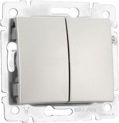 Выключатель Legrand Valena DIY / 694337 (алюминий) - 