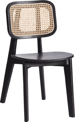 Стул Tetchair Odin дерево вяз/ротанг (черный) -