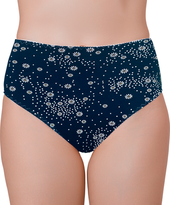 Трусы женские Verally 109-2 (р.130, ромашки на синем) - 