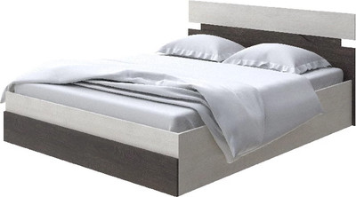 Полуторная кровать Proson Milton с ПМ 140x190 (дуб шамони светлый 124/дуб кантербери) - 