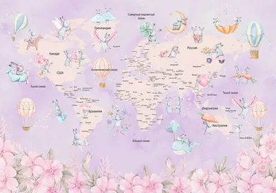 

Фотообои листовые, Детская 465