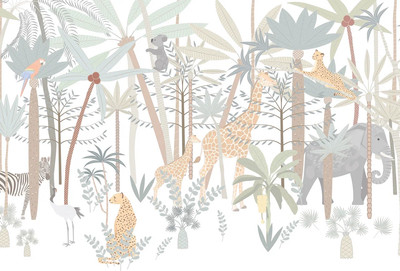 

Фотообои листовые, Джунгли зовут 28