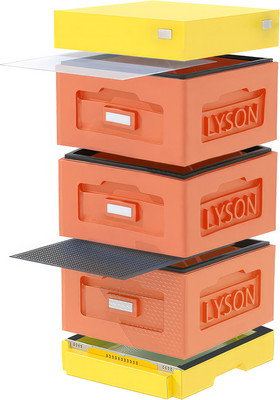 Улей Lyson Рута На 10 Рамок / WR3ORY (оранжевый/желтый) - 