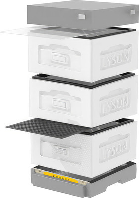 Улей Lyson Рута На 10 Рамок / WR3WG (неокрашенный/серый) - 