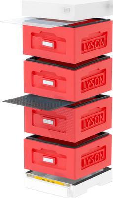 Улей Lyson Рута На 10 Рамок / WR4RDW (красный/неокрашенный) -