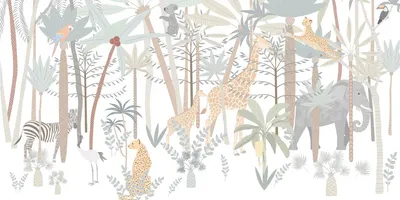 

Фотообои листовые, Джунгли зовут 28