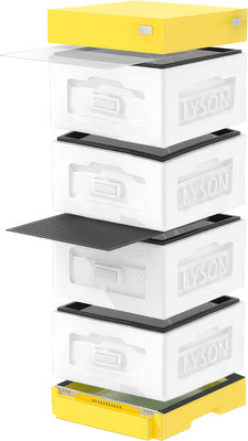 Улей Lyson Рута На 10 Рамок / WR4WY (неокрашенный/желтый) - 