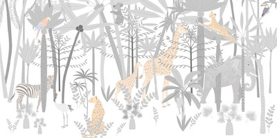 

Фотообои листовые, Джунгли зовут 27