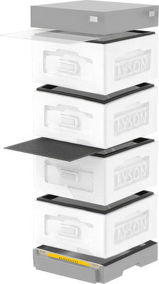 Улей Lyson Рута На 10 Рамок / WR4WG (неокрашенный/серый) - 