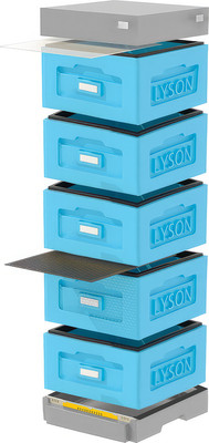 Улей Lyson Рута На 10 Рамок / WR5BG (синий/серый) - 