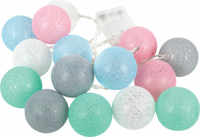 Светодиодная гирлянда Золотая сказка Нить Cotton Balls / 591729 (3м, белый) -
