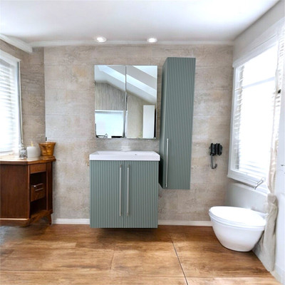 Тумба под умывальник Garda Glory 78_600 / 25.78.600.PVC (аквамарин) - 