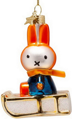 Елочная игрушка Vondels Миффи на санях / 4250999110372 - 