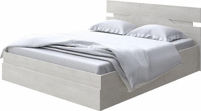 Двуспальная кровать Proson Milton с ПМ 160x190 (дуб шамони светлый 124) - 