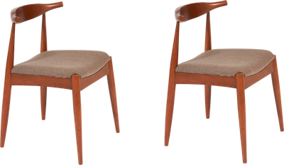 Набор стульев Tetchair Bull мягкое сиденье (2шт, коричневый) - 