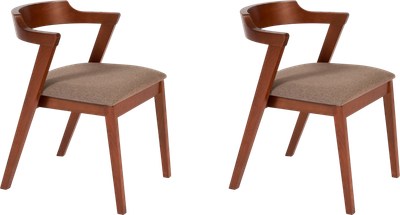 Набор стульев Tetchair Versa мягкое сиденье (2шт, коричневый) - 