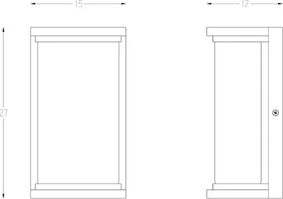 

Бра уличное, A2313AL-1BK