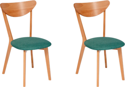 Набор стульев Tetchair Maxi мягкое сиденье (2шт, морская волна) -