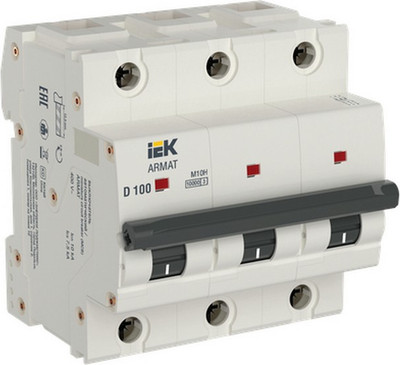 

Выключатель автоматический, Armat AR-M10H-3-D100