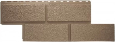 Сайдинг Альта-профиль Неаполь ЭКО (1.25х0.45м, бежевый) -