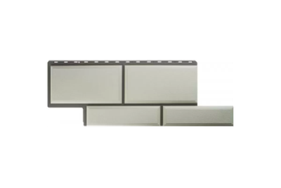 Сайдинг Альта-профиль Камень Флорентийский (белый) -