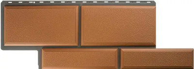 Сайдинг Альта-профиль Камень Флорентийский (персиковый) -