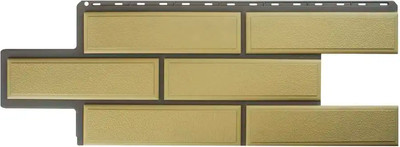 Сайдинг Альта-профиль Камень Венецианский песчаный (1.25x0.45м) - 