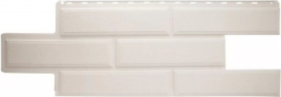 Сайдинг Альта-профиль Венеция ЭКО Белый (1.25x0.45м) -