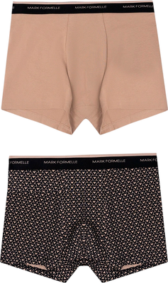 Комплект мужских трусов Mark Formelle 411228-2 (р.102-112, беж узор на черном/бежевый) - 